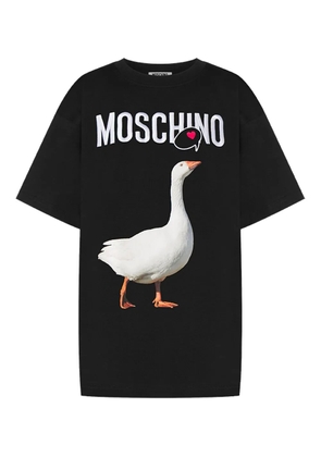 Moschino graphic-print T-shirt - Black