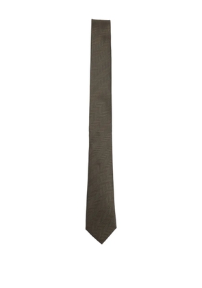 TOM FORD herringbone silk tie - Brown