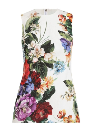 Dolce & Gabbana floral-print blouse - White