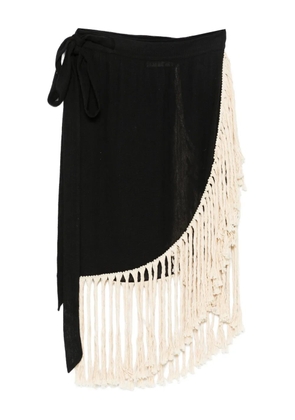 Maison La Plage Maya wrap skirt - Black