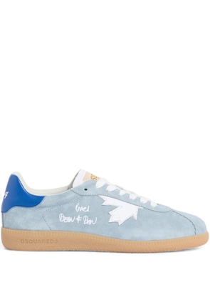 DSQUARED2 Rebels maple leaf trainers - Blue