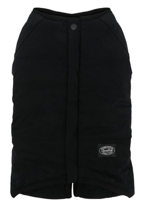 Snow Peak logo-patch dog parka - Black