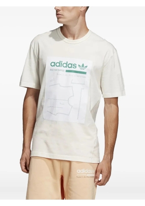 adidas Kaval graphic-print T-shirt - Neutrals