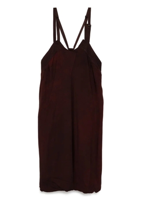 Ziggy Chen striped dress - Red