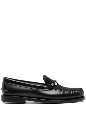 Forte Forte crystal-embellished loafers - Black