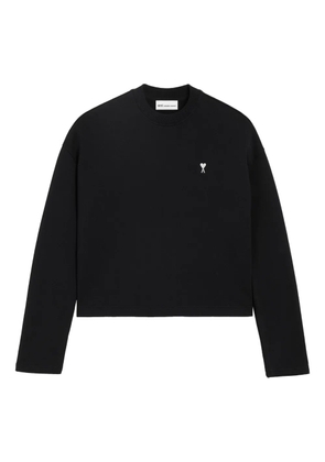 AMI Paris ami cropped sweatshirt - Black