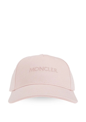 Moncler logo-embroidered cap - Pink