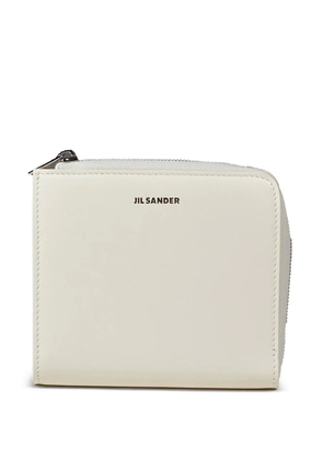 Jil Sander leather card holder - Neutrals