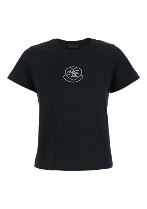 Moncler heart-logo T-shirt - Black