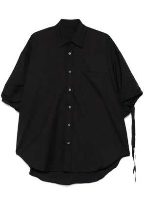 marina yee wool shirt - Black