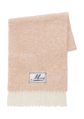 Marni fringed scarf - Brown