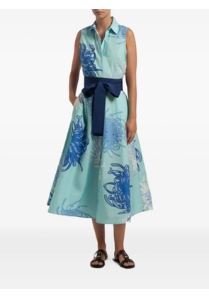 Sara Roka Carydra midi dress - Blue