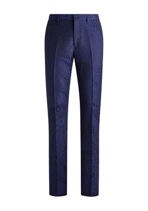 ETRO paisley-motif trousers - Blue