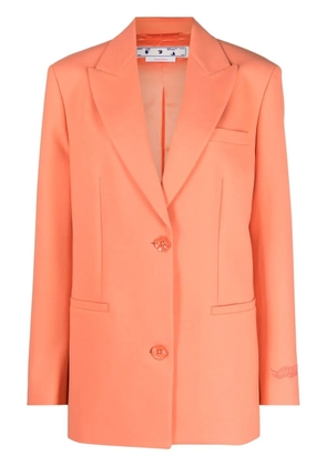 Off-White Tomboy single-breasted blazer - Orange