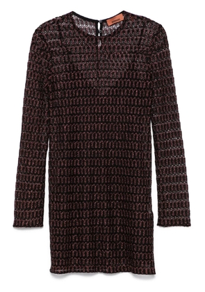 Missoni open-knit mini dress - Black