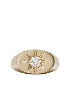 Jacquie Aiche 14K yellow gold Starburst diamond ring