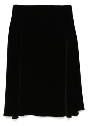 STYLAND velvet midi skirt - Black
