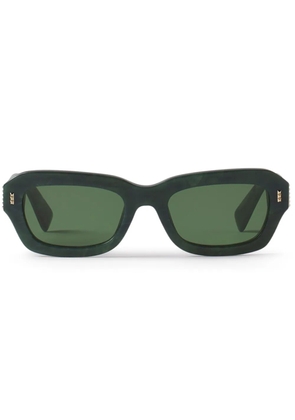 Lanvin geometric-frame sunglasses - Green