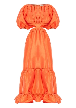 VASILIKI Laila midi dress - Orange