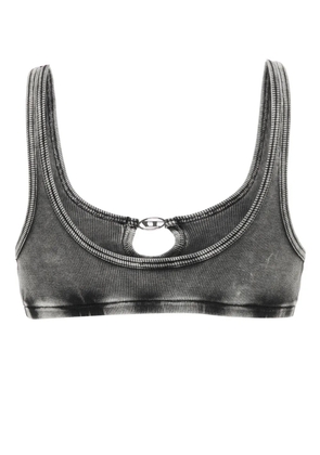 Diesel Ufsb ribbed bralette - Black