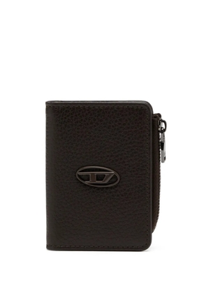 Diesel tonal-design leather wallet - Brown