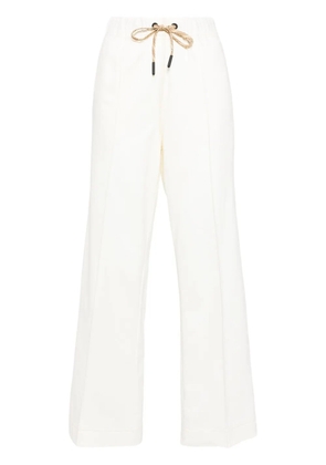 Moncler Grenoble elasticated-waist cotton track pants - Neutrals