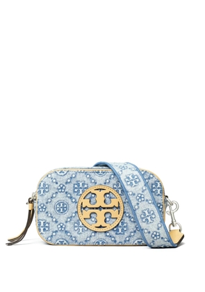 Tory Burch mini Miller denim crossbody bag - Blue