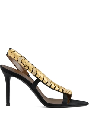 Giuseppe Zanotti 90mm Gz Dafne rhinestones-embellished sandals - Black