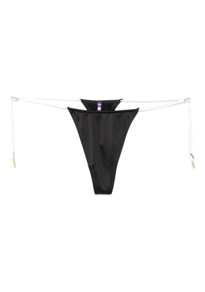 Maison Close Glow string bikini bottom - Black