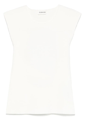 P.A.R.O.S.H. fine-knit tank top - White