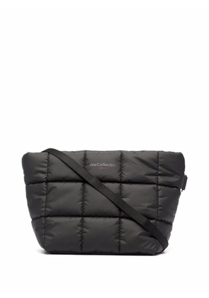 VeeCollective mini Porter quilted shoulder bag - Black