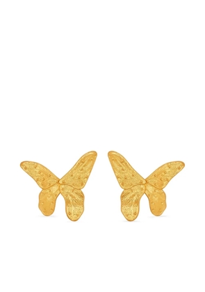 Oscar de la Renta Butterfly earrings - Gold