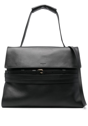 Moschino medium Tie Me tote bag - Black