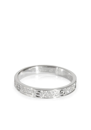 Cartier 18kt white gold Love diamond ring - Silver