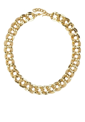 Monet Pre-Owned 1980s chunky curb chain necklace - Gold