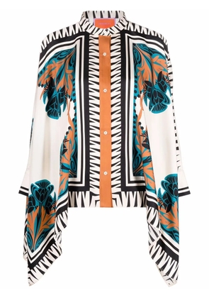 La DoubleJ foulard-design shirt - Black