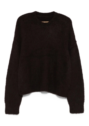 Uma Wang crew-neck sweater - Brown