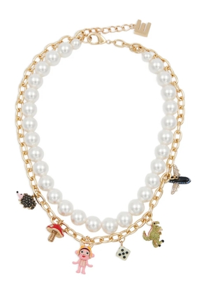Essentiel Antwerp multiple-charms necklace - Gold