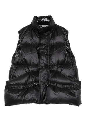 sacai quilted sleeveless vest - Black
