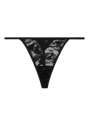 Diesel stacy-utlt lace logo thong - Black