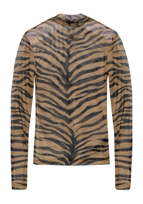 AMIRI zebra-print top - Neutrals