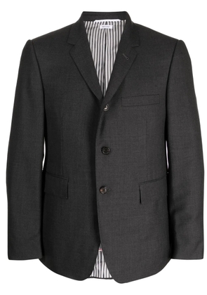 Thom Browne Super 120s single-breasted blazer - Grey