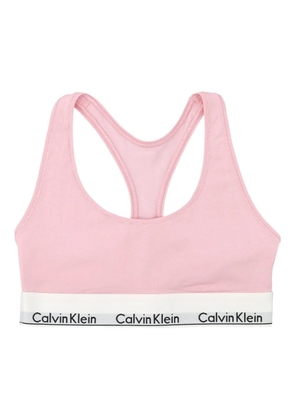 Calvin Klein logo-underband sports bra - Pink