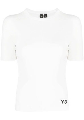 Y-3 short-sleeve organic-cotton top - White