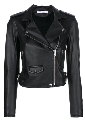 IRO cropped biker jacket - Black