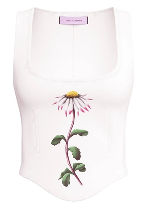 Maccapani floral-print top - White