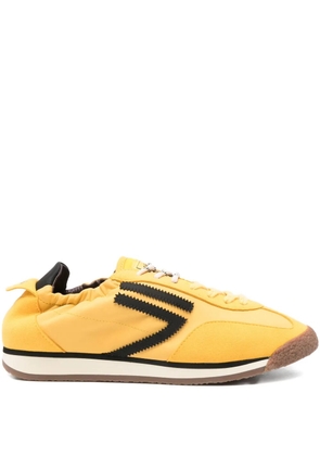 Puraai Panther stripe-detail sneakers - Yellow
