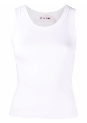 STYLAND organic cotton vest - White