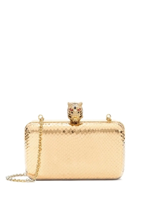 Roberto Cavalli Roar clutch bag - Gold