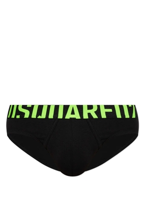 DSQUARED2 logo-waistband briefs - Black